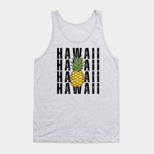 Hawaii Pineapple Vacation Tank Top